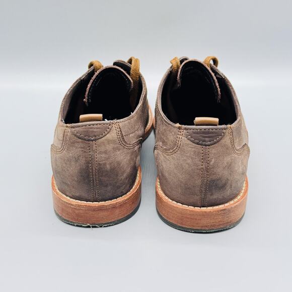 Cole Haan Shoes Mens 7.5 Brown Nubuck Leather Feathercraft Blucher Oxford Dress main image 4
